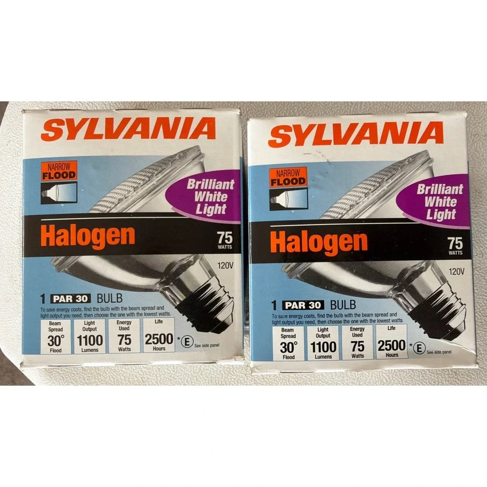 SYLVANIA 75PAR30/CAP/SPL/NFL25 Light Bulbs Lot of 2